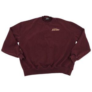 Karl Jacobs Red Cream Classic Sweatshirt | Relaxed Fit, Breathable